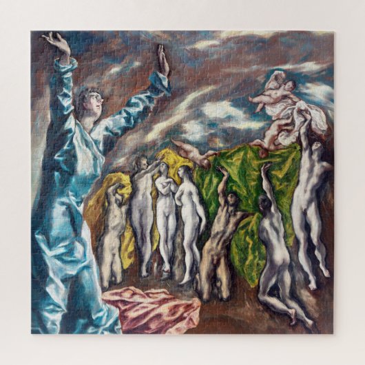 Die Vision des Johannes | El Greco | Puzzle (Vertikal)
