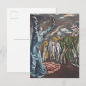 Die Vision des Johannes Postkarte (Vorne/Hinten)