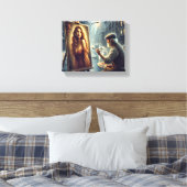 Die Vision des Künstlers: Schönheit ins Leben rufe Leinwanddruck (Insitu (Schlafzimmer))