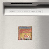 Die Vision des Papstes Gregory IX 1297-99 Magnet (In Situ (Geschirrspüler))