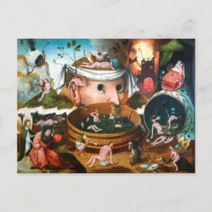 Die Vision des Tondal Hieronymus Bosch Postkarte
