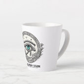 Die Vision des Vorfahren | Auge des Horus Milchtasse (Rechte Ecke)