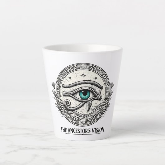 Die Vision des Vorfahren | Auge des Horus Milchtasse (Vorderseite)