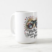 Die Vision einer Mutter formt unsere Zukunft Kaffeetasse (Vorderseite Links)