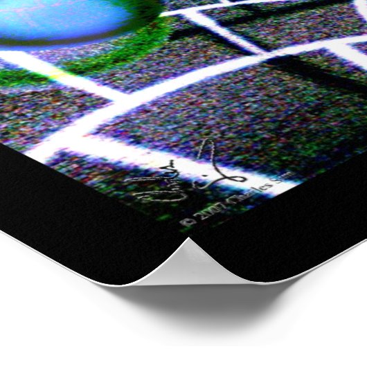 Die Vision eines unendlichen Universums in einer e Poster (Ecke)