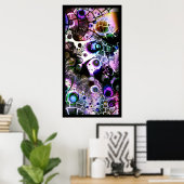 Die Vision eines unendlichen Universums in einer e Poster (Heimbüro)