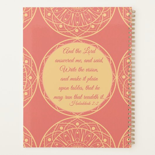 Die Vision Planer (Rückseite)