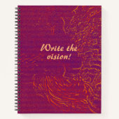 Die Vision schreiben Notizblock (Vorderseite)