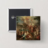 Die Vision von Aeneas auf den Elysian Gebieten Button (Vorne & Hinten)