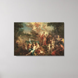 Die Vision von Aeneas auf den Elysian Gebieten Leinwanddruck