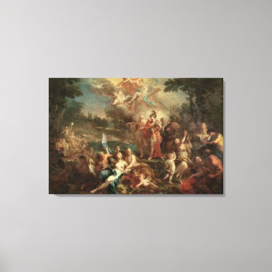 Die Vision von Aeneas in den elysischen Feldern Leinwanddruck (Vorderseite)