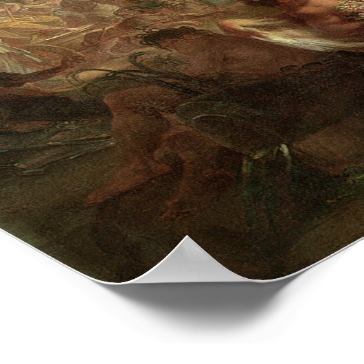 Die Vision von Aeneas in den elysischen Feldern Poster (Ecke)