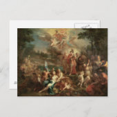 Die Vision von Aeneas in den elysischen Feldern Postkarte (Vorne/Hinten)