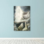 Die Vision von Eliphaz, 1825 Leinwanddruck (Insitu (Holzboden))
