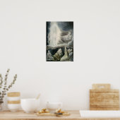 Die Vision von Eliphaz, 1825 Poster (Küche)