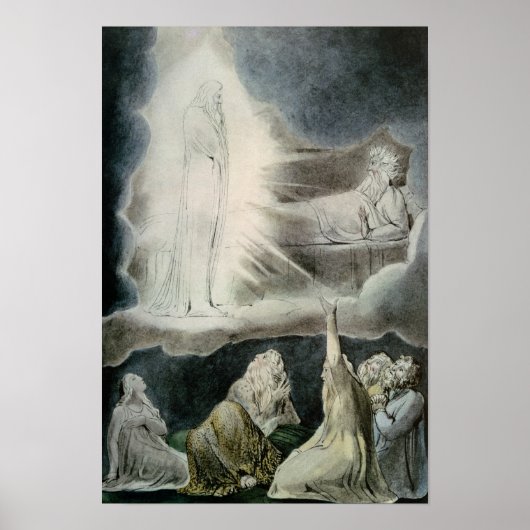 Die Vision von Eliphaz, 1825 Poster (Vorne)