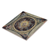 Die Vision von Johannes auf Patmos, 1520-23 Fliese (Seite)