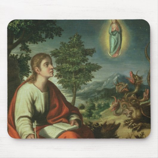 Die Vision von Johannes der Evangelist auf Patmos Mousepad (Vorne)