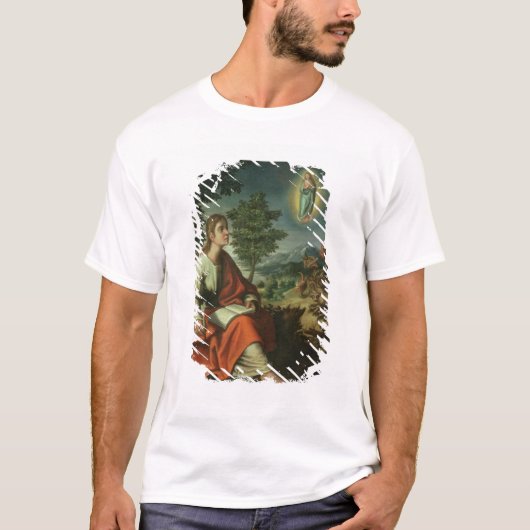 Die Vision von Johannes der Evangelist auf Patmos T-Shirt (Vorderseite)