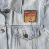 Die Vision von Papst Gregory IX 1297-99 Button (Beispiel)