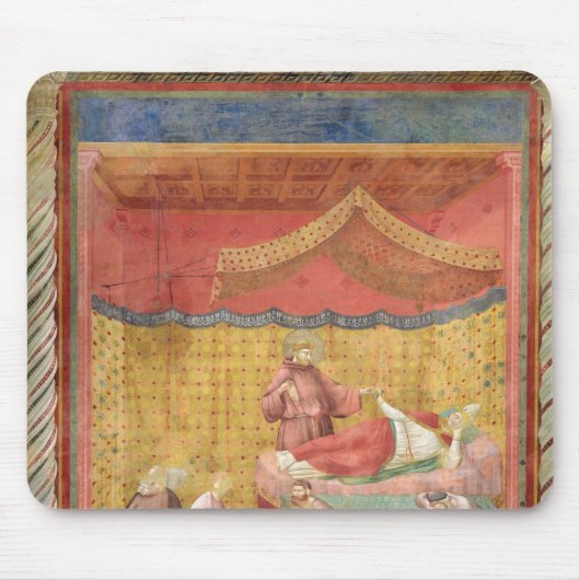 Die Vision von Papst Gregory IX 1297-99 Mousepad (Vorne)