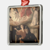 Die Vision von St. Alphonsus Rodriguez Silbernes Ornament (Links)