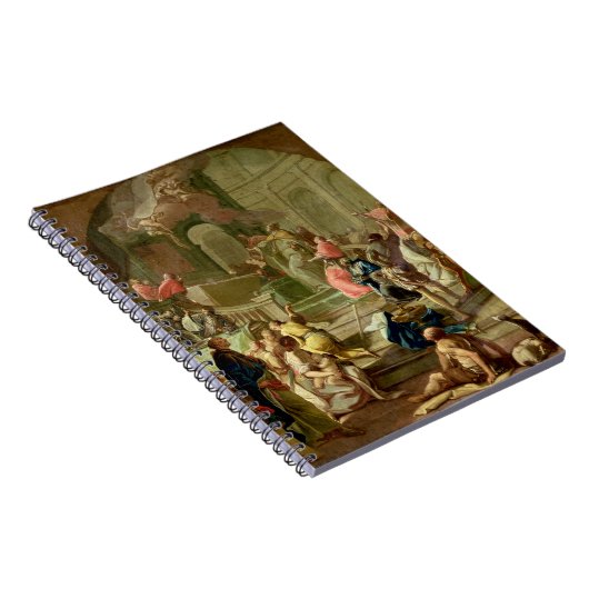 Die Vision von St. Benedict, c.1760 Notizblock (Rechte Seite)