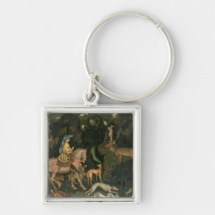 Die Vision von St. Eustachius, c.1438-42 Schlüsselanhänger