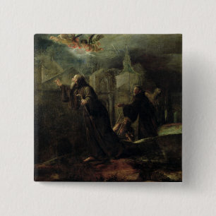 Die Vision von St Francis von Paola Button