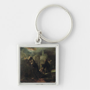 Die Vision von St Francis von Paola Schlüsselanhänger