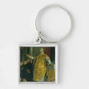 Die Vision von St Ignatius von Loyola Schlüsselanhänger