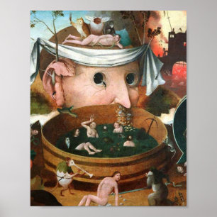 Die Vision von Tondal - Hieronymus Bosch Poster