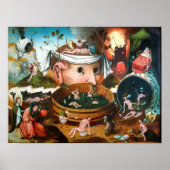 Die Vision von Tondal | Hieronymus Bosch | Poster (Vorne)