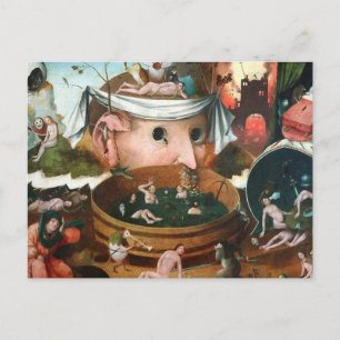 Die Vision von Tondal - Hieronymus Bosch Postkarte