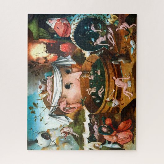 Die Vision von Tondal | Hieronymus Bosch | Puzzle (Vertikal)