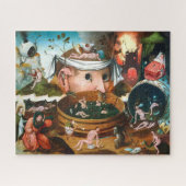 Die Vision von Tondal | Hieronymus Bosch | Puzzle (Horizontal)