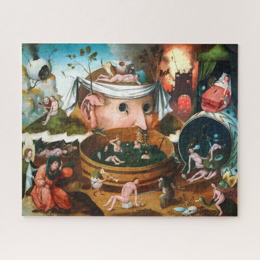 Die Vision von Tondal | Hieronymus Bosch | Puzzle (Horizontal)