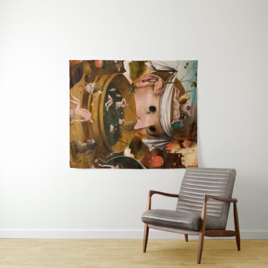 Die Visionen von Tondal, 1479 von Hieronymus Bosch Wandteppich (Beispiel (Horizontal))