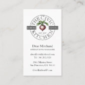 Die Visitenkarte "Civic Kitchen Classic" (Vorderseite)