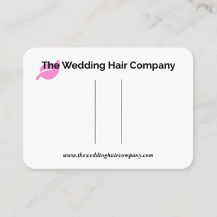 Die Visitenkarte der Firma Wedding Hair
