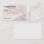 Die Visitenkarte der Hand-Stricker (Vorne/Hinten)