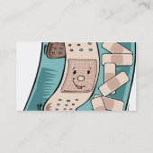 Die Visitenkarte der Krankenschwester (Rückseite)