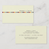 Die Visitenkarte der modernen Männer (Vorne/Hinten)