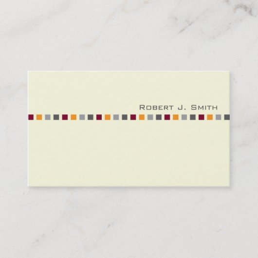 Die Visitenkarte der modernen Männer (Vorderseite)