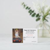 Die Visitenkarte des Auftragnehmers (Stehend Vorderseite)