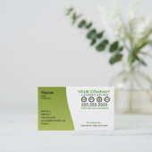 Die Visitenkarte des generischen (Stehend Vorderseite)