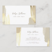 Die Visitenkarte des goldenen Pinsels (Vorne/Hinten)