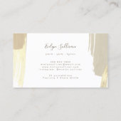 Die Visitenkarte des goldenen Pinsels (Rückseite)