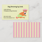 Die Visitenkarte des Hundegroomers (Vorne/Hinten)