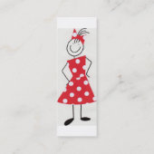 Die Visitenkarte des kleinen Mädchens (Rückseite)